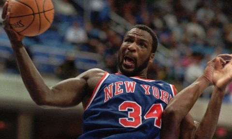 Charles Oakley with the Knicks